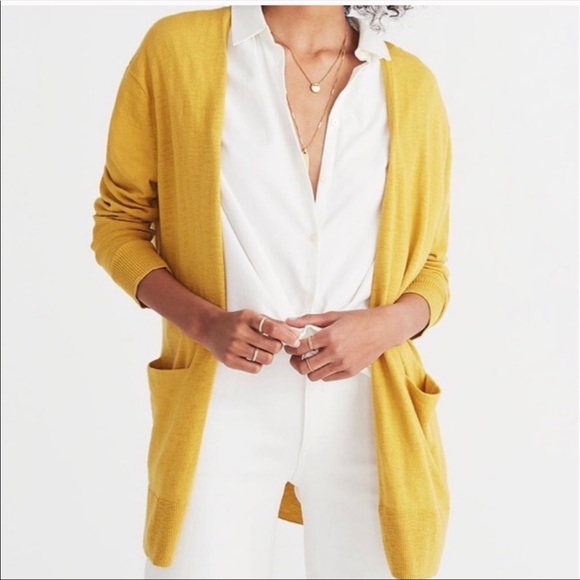 Madewell Sweaters - Madewell Golden Apple Summer Ryder Cardigan